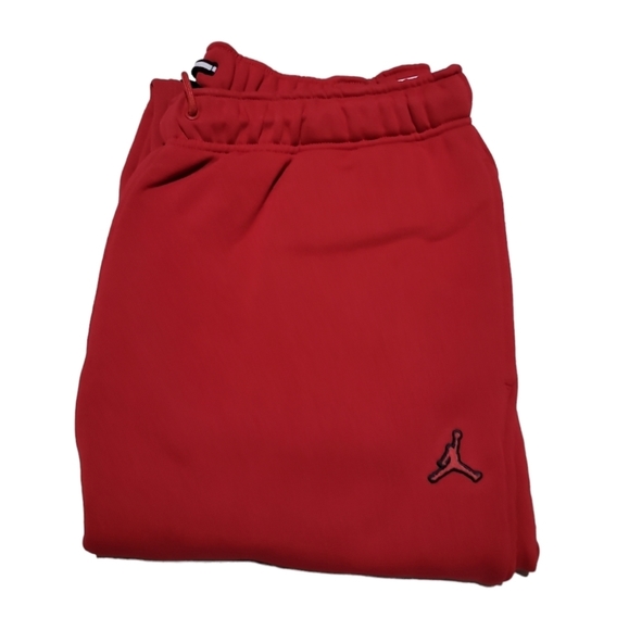 Jordan Essental fleece pants size XXL   Color red. BNWT - Picture 1 of 5